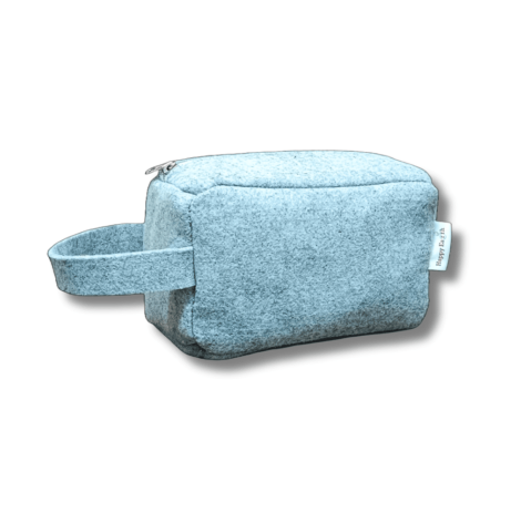 HAPPY EARTH Travel Toiletry Kit Recycled Felt Organizer for Men Women, Shaving Kit Organizer, Make Up/Cosmetic Pouch, Dopp kit, Stationary, and Gadget Pouch (Grey) HAPPY EARTH Travel Toiletry Kit Recycled Felt Organizer for Men Women, Shaving Kit Organizer, Make Up/Cosmetic Pouch, Dopp kit, Stationary, and Gadget Pouch (Grey)
