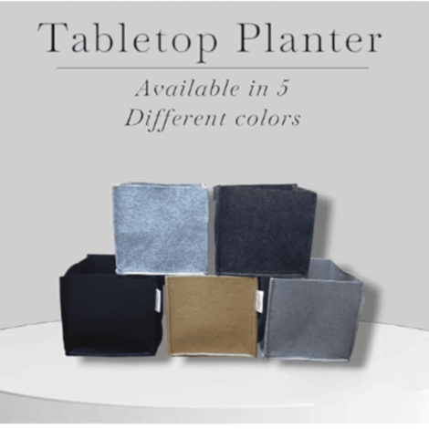 HAPPY EARTH Desk Tabletop Planter | Felt 5 Multicolor Plant Container Set Pot for Office, Home, Decoration, Terrace, Garden, Flower, Balcony, Kitchen, Study Table (Pack of 2) HAPPY EARTH Desk Tabletop Planter | Felt 5 Multicolor Plant Container Set Pot for Office, Home, Decoration, Terrace, Garden, Flower, Balcony, Kitchen, Study Table (Pack of 2)