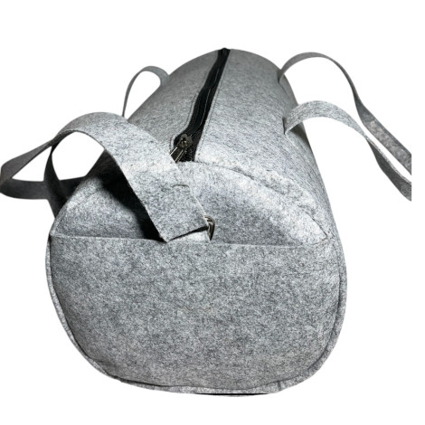 Happy Earth Felt Flex Gym Bag with Shoulder Strap for Men and Women | Spacious, Durable, Lightweight, Multi-Pocket Design for Gym, Travel, and Everyday Use Bag