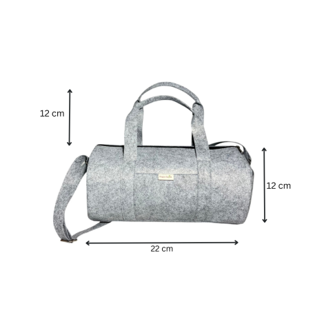 Happy Earth Felt Flex Gym Bag with Shoulder Strap for Men and Women | Spacious, Durable, Lightweight, Multi-Pocket Design for Gym, Travel, and Everyday Use Bag